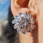 SILVER GLAMOUR EARRINS
